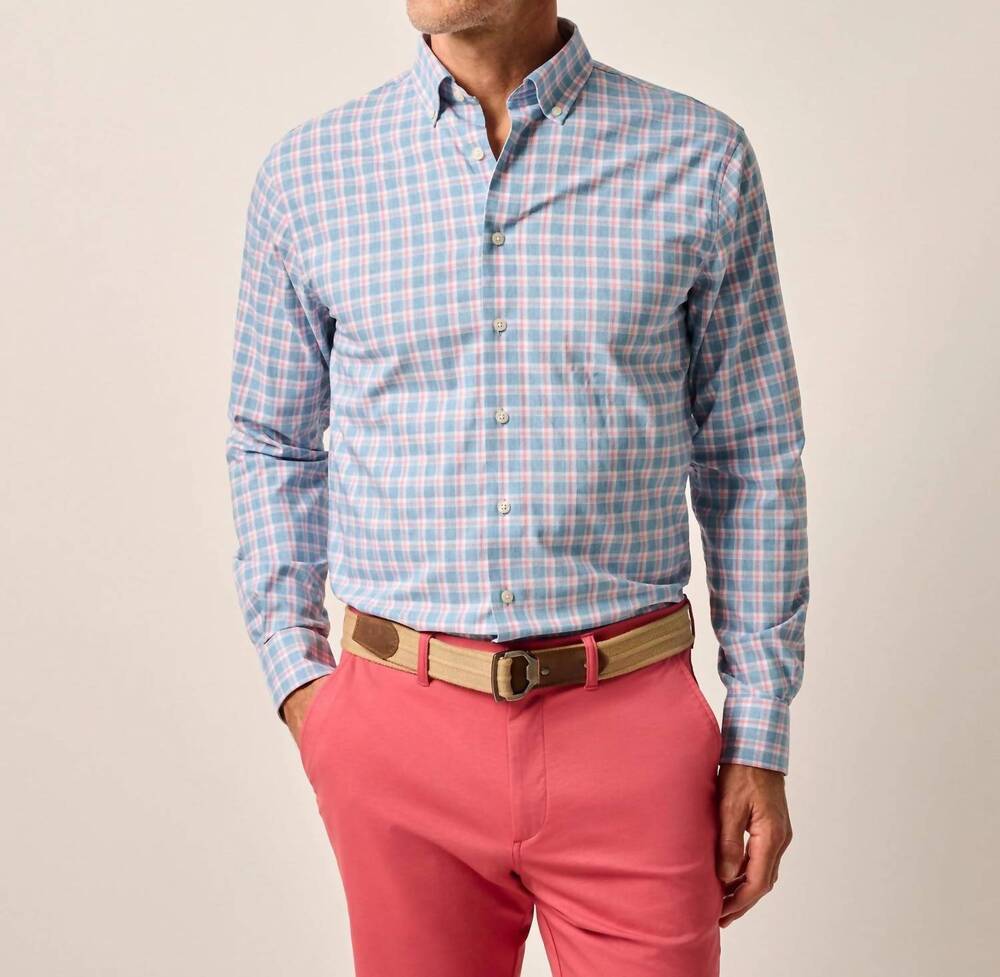 NEW JOHNNIE-O dane performance button up shirt in majorca